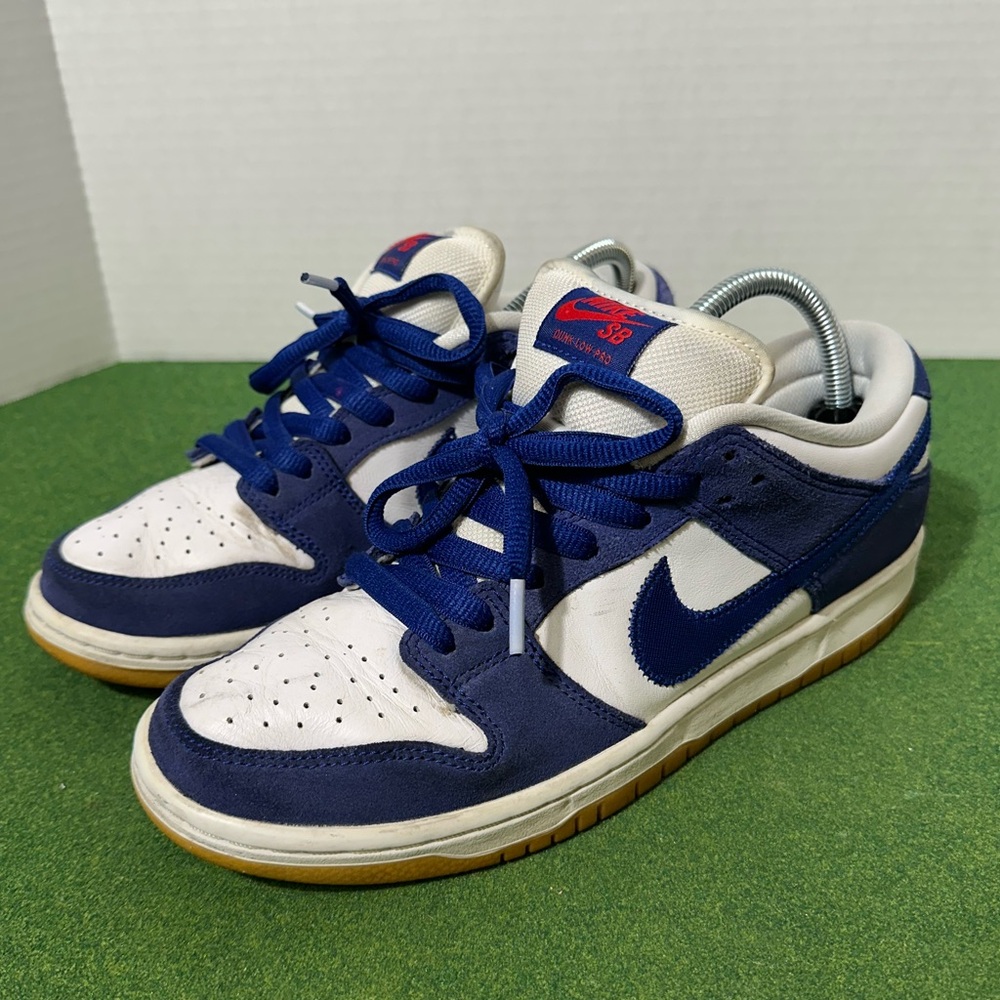 Nike SB Dunk Low Men’s 8 Los Angeles LA Dodgers Blue White Sneakers